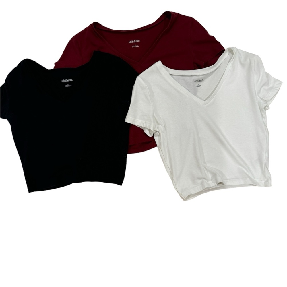 Target v neck crop tops